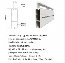 Cửa Cuốn Khe Thoáng