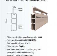 CỬA CUỐN SIÊU THOÁNG 2 ROONG